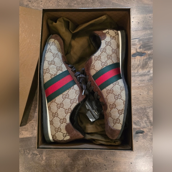 Gucci Tess S Gomma Sneaker size 38 - Picture 6 of 8